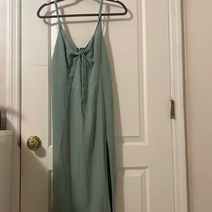 ABERCROMBIE green maxi dress